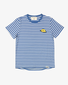 Band of Boys Blue Striped Smiley Tee