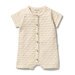 Wilson & Frenchy Milk Cloud Organic Knitted Chevron Growsuit