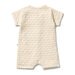Wilson & Frenchy Milk Cloud Organic Knitted Chevron Growsuit