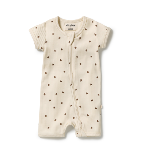 Wilson & Frenchy My Lucky Charm Organic Boyleg Zipsuit