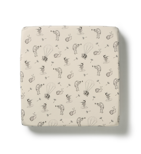 Wilson & Frenchy Whispering Willows Organic Cot Sheet