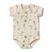Wilson & Frenchy Whispering Willows Organic Henley Bodysuit