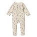Wilson & Frenchy Whispering Willows Organic Zipsuit w Feet