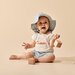 Wilson & Frenchy Ditsy Daisy Organic Denim Sun Hat