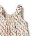 Wilson & Frenchy Little Blossom Organic Crinkle Tie Playsuit