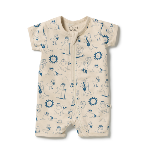 Wilson & Frenchy Tout est Magique Organic Boyleg Zipsuit