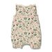 Wilson & Frenchy Sweet Bloom Organic Ruffle Zipsuit