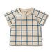 Wilson & Frenchy Bright Blue Check Organic Tee