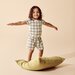 Wilson & Frenchy Bright Blue Check Organic S/S Pyjamas