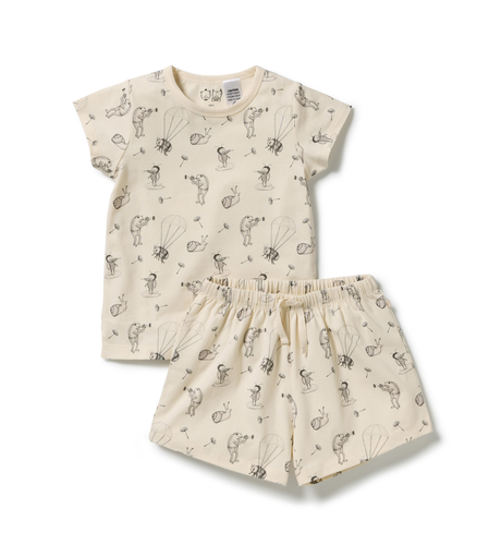 Wilson & Frenchy Whispering Willows Organic S/S Pyjamas