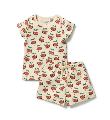 Wilson & Frenchy Little Pudin Organic Rib S/S Pyjamas