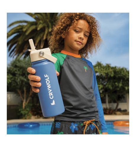 Crywolf Drink Bottle 545ml - Saltwater
