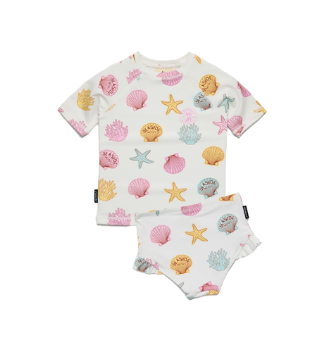 Crywolf Short Sleeve Rash Set - Shell