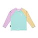 Crywolf Long Sleeve Rash Vest - Poolside Colourblock