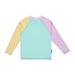 Crywolf Long Sleeve Rash Vest - Poolside Colourblock