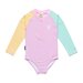 Crywolf Long Sleeve Swimsuit - Poolside Colourblock