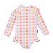 Crywolf Long Sleeve Swimsuit - Pop Gingham