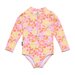 Crywolf Long Sleeve Swimsuit - Hibiscus Daze