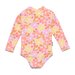 Crywolf Long Sleeve Swimsuit - Hibiscus Daze