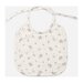 Quincy Mae Woven Tie Bib - Winter Berry