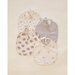 Quincy Mae Woven Tie Bib - Blue Gingham Cloud