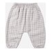 Quincy Mae Woven Pant - Blue Gingham Cloud