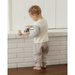 Quincy Mae Woven Pant - Blue Gingham Cloud