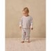 Quincy Mae Cozy Set - Slate Stripe