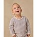 Quincy Mae Cozy Set - Slate Stripe
