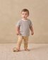 Quincy Mae Boxy Tee - Vintage Stripe