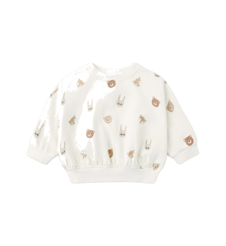 Quincy Mae Relaxed Fleece Sweatshirt - Critters