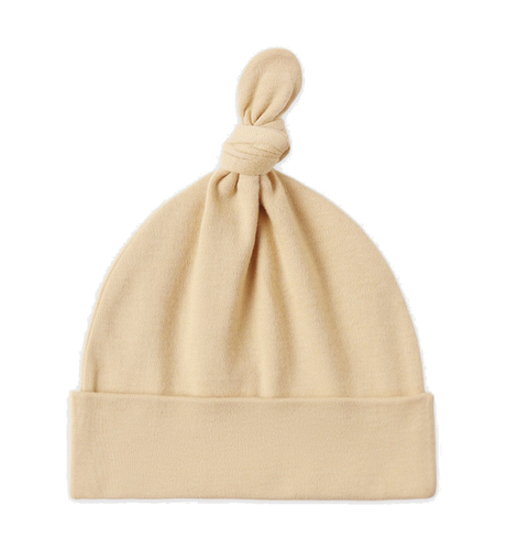 Quincy Mae Knotted Baby Hat - Butterscotch