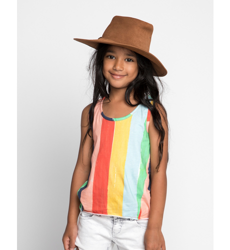 Missie Munster Summer Singlet - Rainbow Stripe