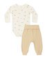 Quincy Mae Side Snap Bodysuit + Pant Set - Pears