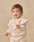 Quincy Mae Ruffle Fleece Sweatshirt - Blue Daisy