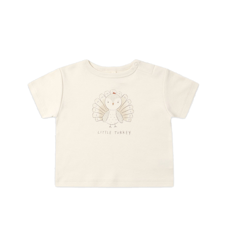 Quincy Mae Boxy Tee - Little Turkey