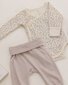 Quincy Mae Side Snap Bodysuit + Pant Set - Floret