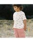 Nature Baby S/S Caravan Shirt Muslin - Row Boats Print
