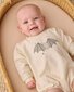 Quincy Mae Crewneck Bubble Romper - Baby Bat