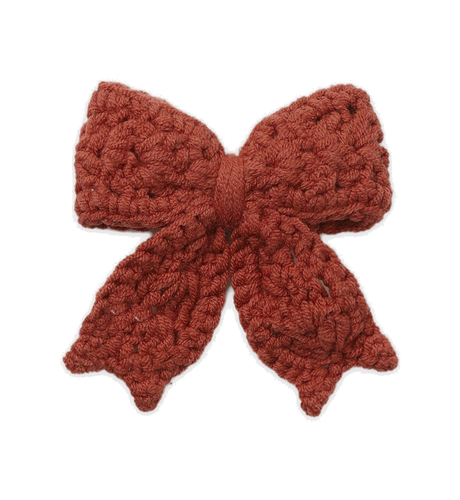 Quincy Mae Crochet Bow - Redwood