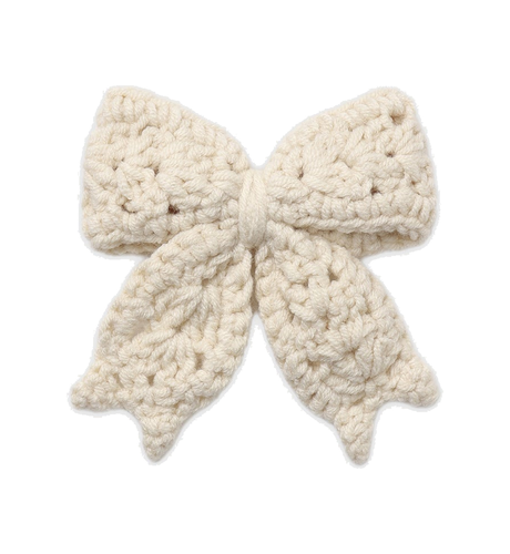 Quincy Mae Crochet Bow - Natural