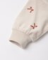 Quincy Mae Velour Relaxed Sweatshirt - Red Bows