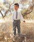 Noralee Skinny Tie - Eucalyptus