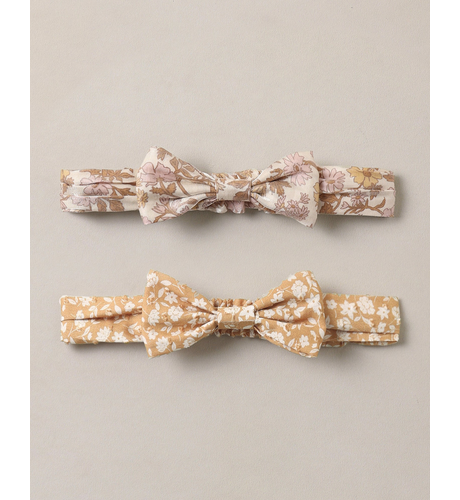 Noralee Baby Bow Headband Set - Golden Floral/Wildflower