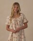 Rylee + Cru Teen Sabrina Mini Dress - Peppermint Bows Natural
