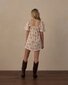 Rylee + Cru Teen Sabrina Mini Dress - Peppermint Bows Natural