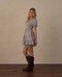 Rylee + Cru Teen Emily Dress - Slate Floral Ivory