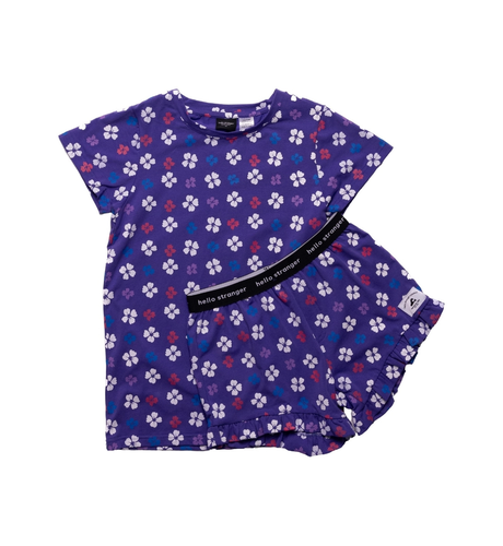 Hello Stranger Summer PJs - Purple Floral