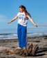 Hello Stranger Holiday Vibes Bailey Tee - White Marle
