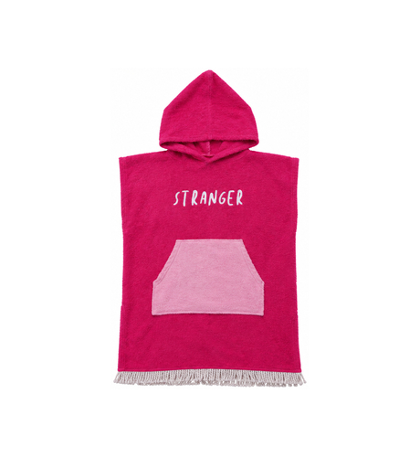 Hello Stranger Poncho Towel - Fuchsia/Pink